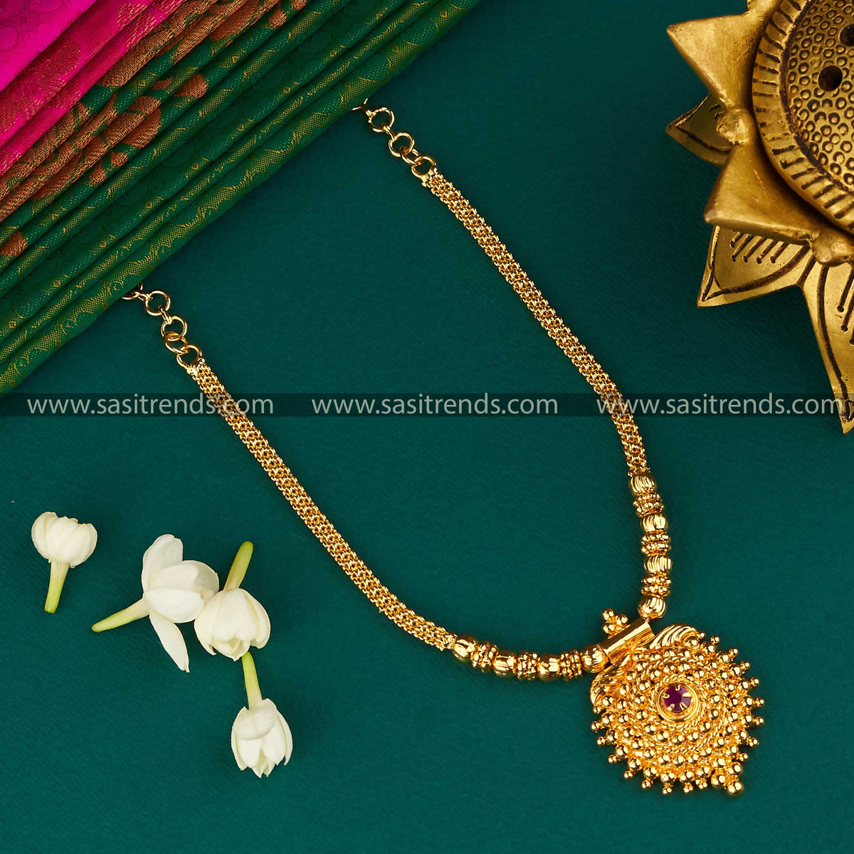 Festive Collection Micro Gold Plated Chain New Model - Sasitrends