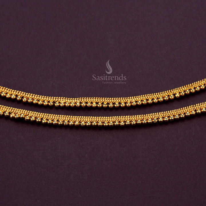 Elegant Thin Gold Anklets with Lifetime Guarantee - Sasitrends