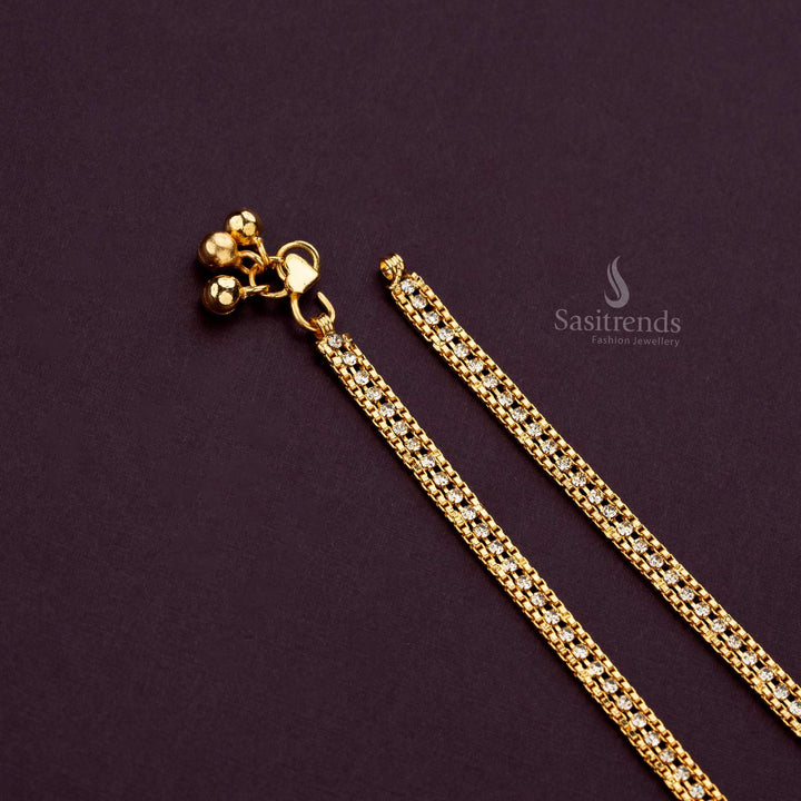 Versatile micro gold-plated anklets with lifetime plating guarantee - Sasitrends