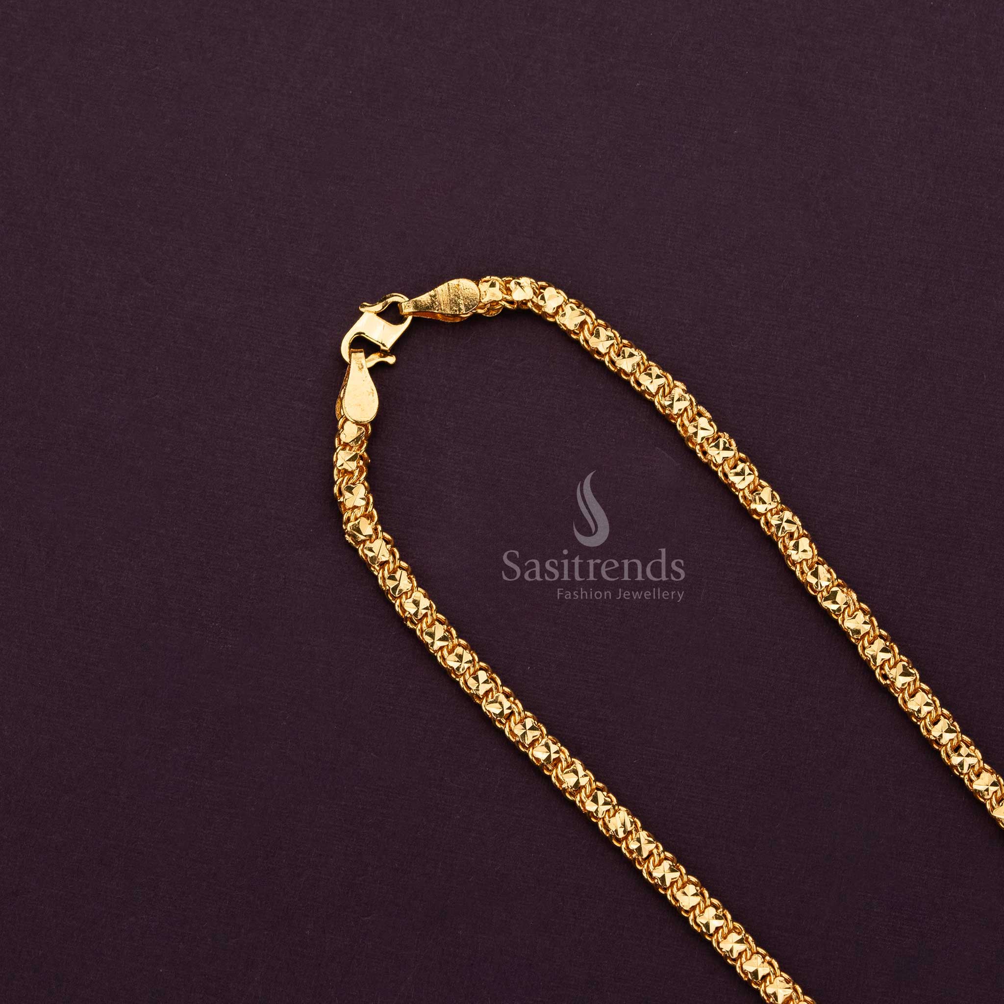 Butterfly design long micro gold plated chain with lifetime guarantee on plating, crafted for luxury and elegance - Sasitrends