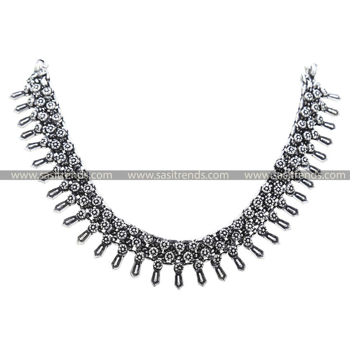 Ornamental Oxidised Necklace Fusing Art and Heritage