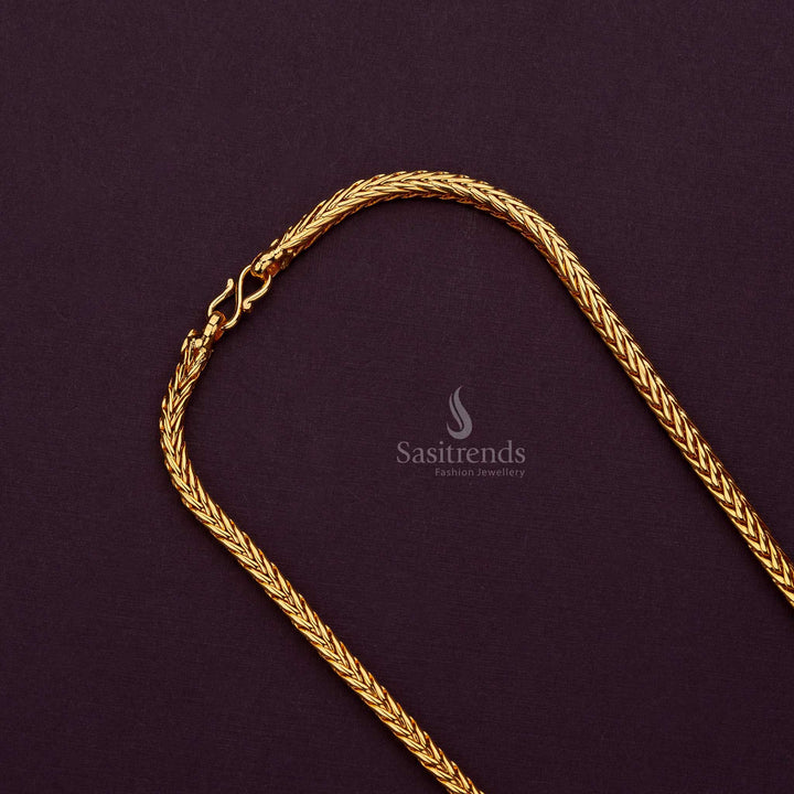 Luxury Traditional 24K Gold Plated Saradu Chain Thick Version with Lifetime Guarantee - Sasitrends