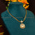 Indian Traditional Micro Gold Plated Floral Pendant Addigai Necklace for Women - Online Shopping