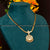 Enchanting Micro Gold Plated Floral Pendant Addigai Necklace for Women - Discover Traditional Elegance Online