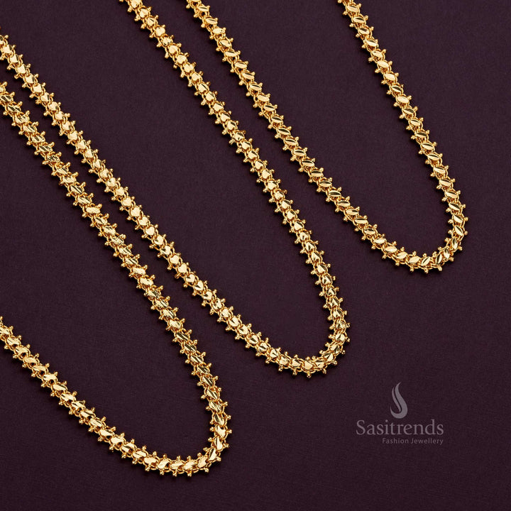 Guaranteed micro gold plated chain in heart design,eye design and s design - Sasitrends