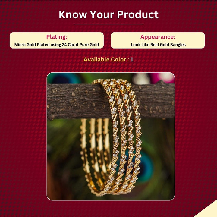 Micro Gold Plated Bangles Measurement Image - Sasitrends 