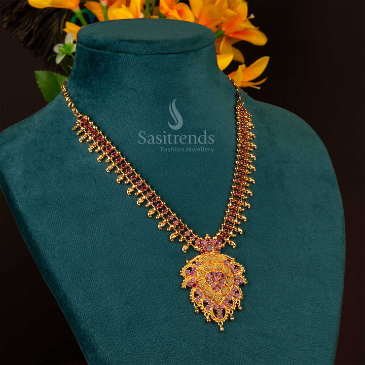 Sasitrends - Traditional One Gram Latest Micro Gold-Plated Necklace