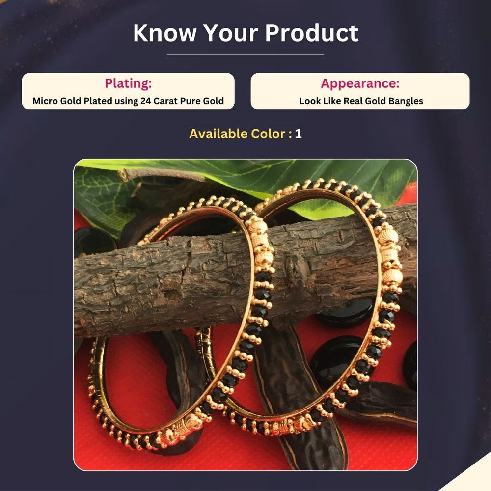 Micro gold plated Bangles Measurement Image - Sasitrends