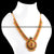 Elegant Indian Necklace with Micro Gold Plating - One Gram Gold Finish