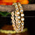 Trendy High Gold Plated Oval Kundan Stone Bangles Sasitrends Online Shopping