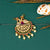 Elegant Temple Wear Matt Gold Plated Two Peacock designer Multi AD Stone Pearl Pendant