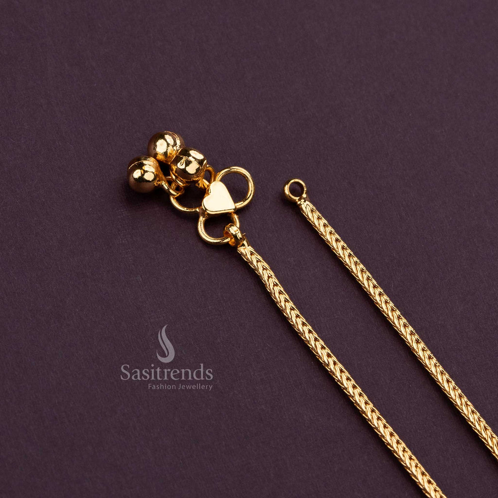 Guaranteed Micro gold-plated anklet perfect for everyday elegance - Sasitrends