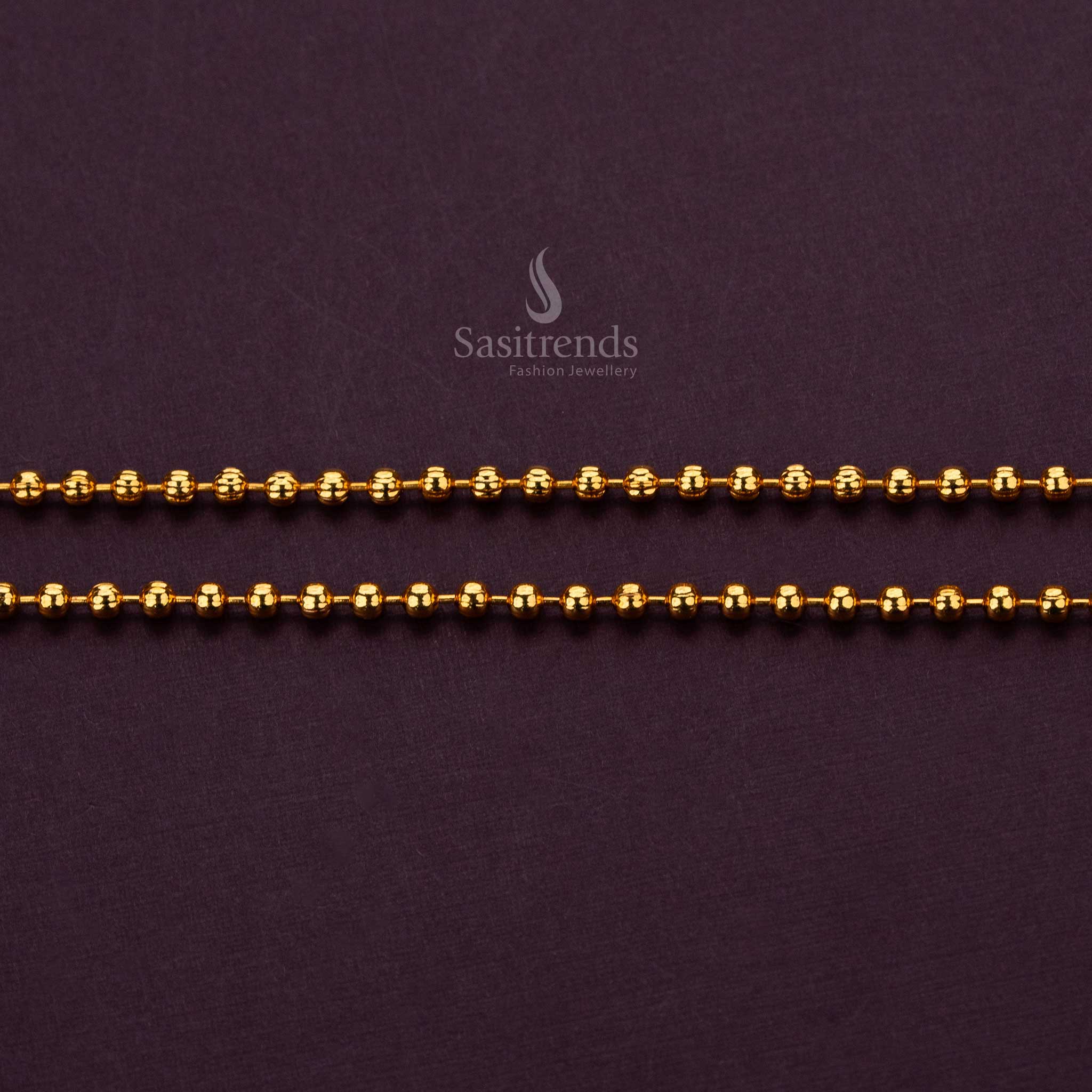 Elegant Micro gold plated anklets, perfect for casual and formal wear - Sasitrends