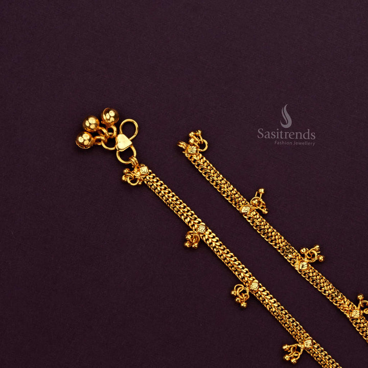 Dazzling anklets showcasing craftsmanship and royal appeal - Sasitrends