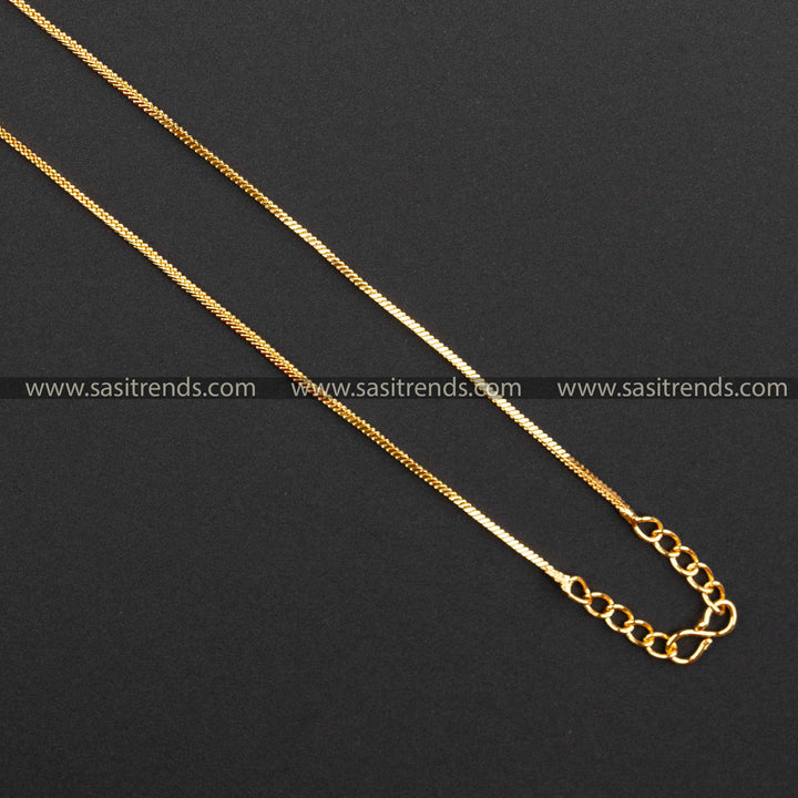 Elegant Micro Gold Plated One Gram Jewellery Set