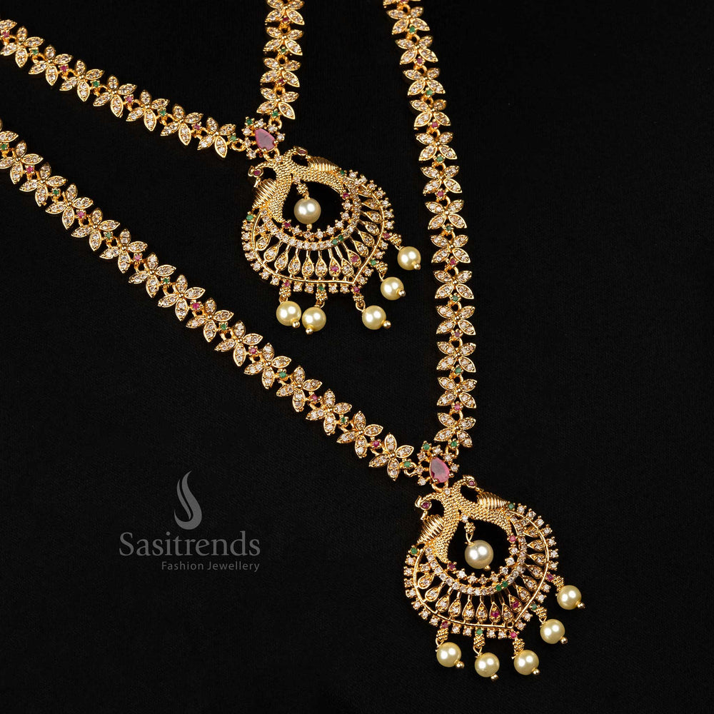 Exquisite Wedding Wear Necklace Set with Matching Earrings – Sasitrends