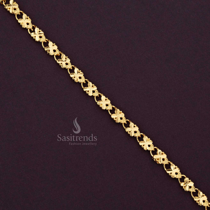 Guaranteed One Gram Micro Gold Plated Designer Bracelets Collection - Sasitrends