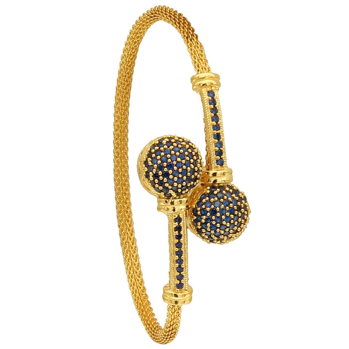 Latest Temple Gold Plated Stone Bracelet Online for Girl - Sasitrends 