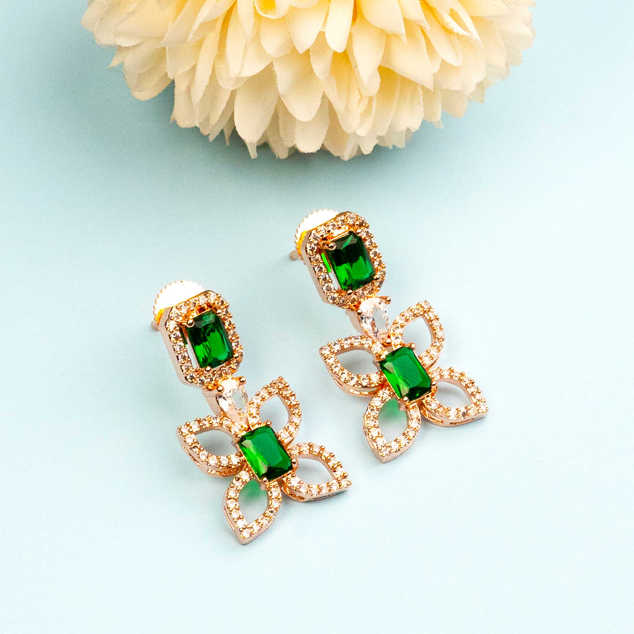 Buy Green Earrings for Women by Diva Walk Online  Ajiocom