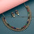Trendy Oxidized German Silver Necklace with Multi-Colored Stones - Latest Jewelry Ensemble for Women
