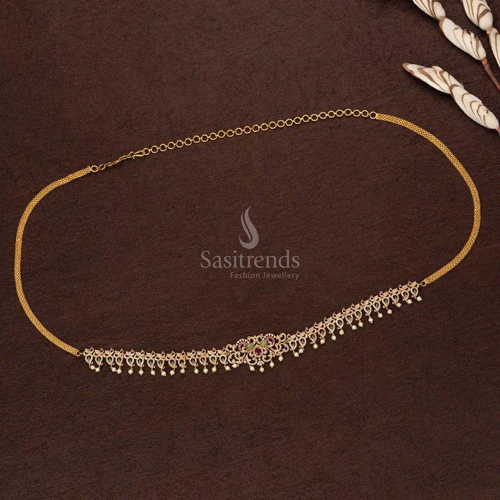 Traditional Gold Plated Hip Belt for Weddings and Special Occasions - Sasitrends