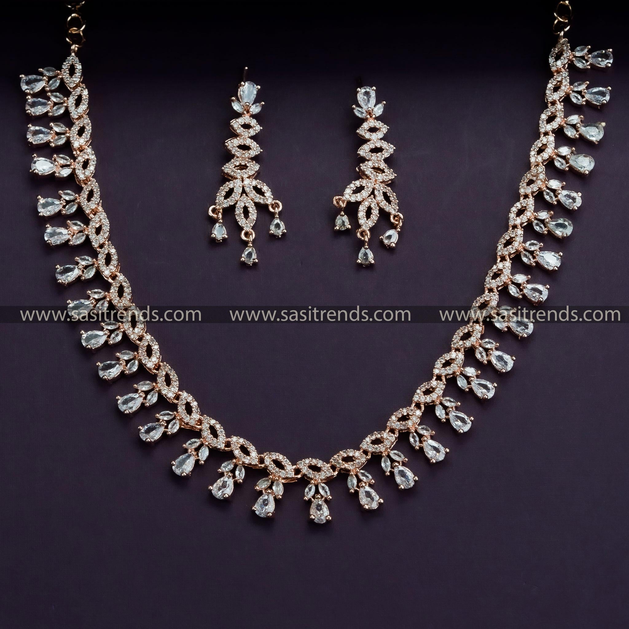 Adorable Grey Colored Party wear Imitation Jewellery