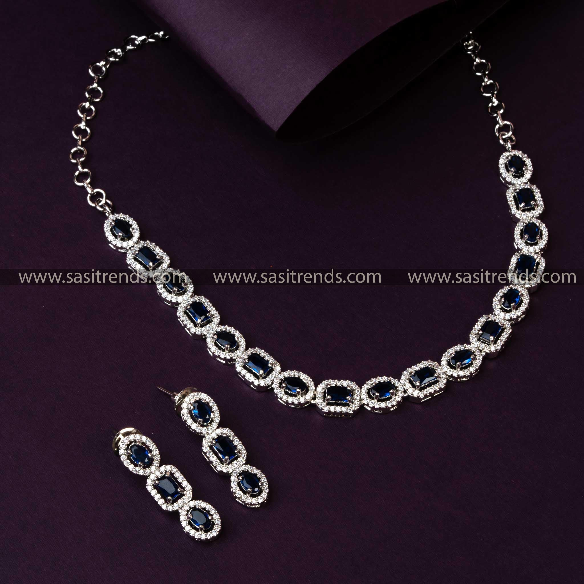 Latest party wear on sale necklace