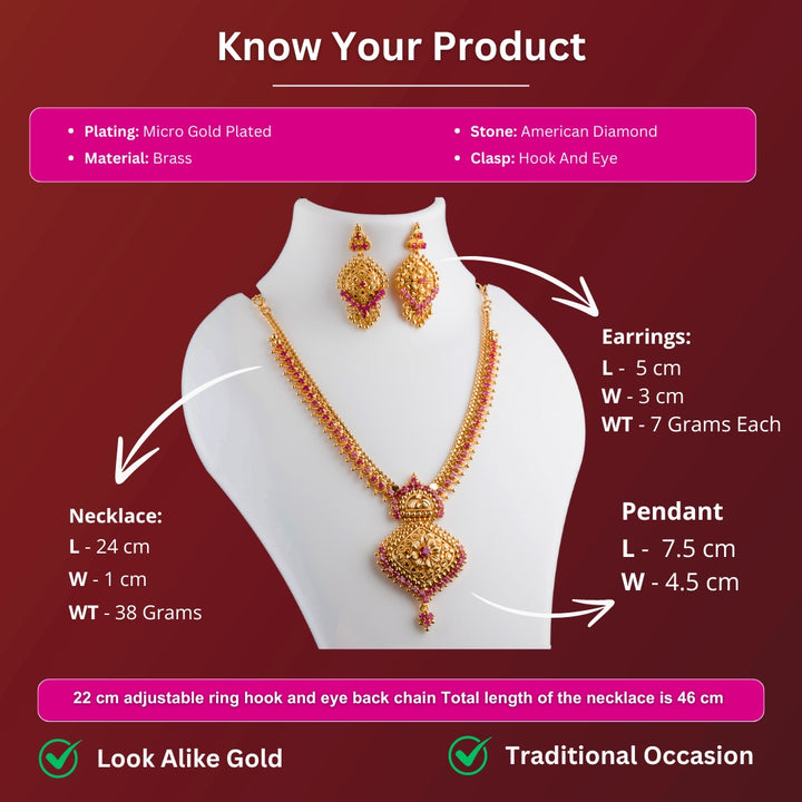 Micro gold plated jewellery set - Sasitrends