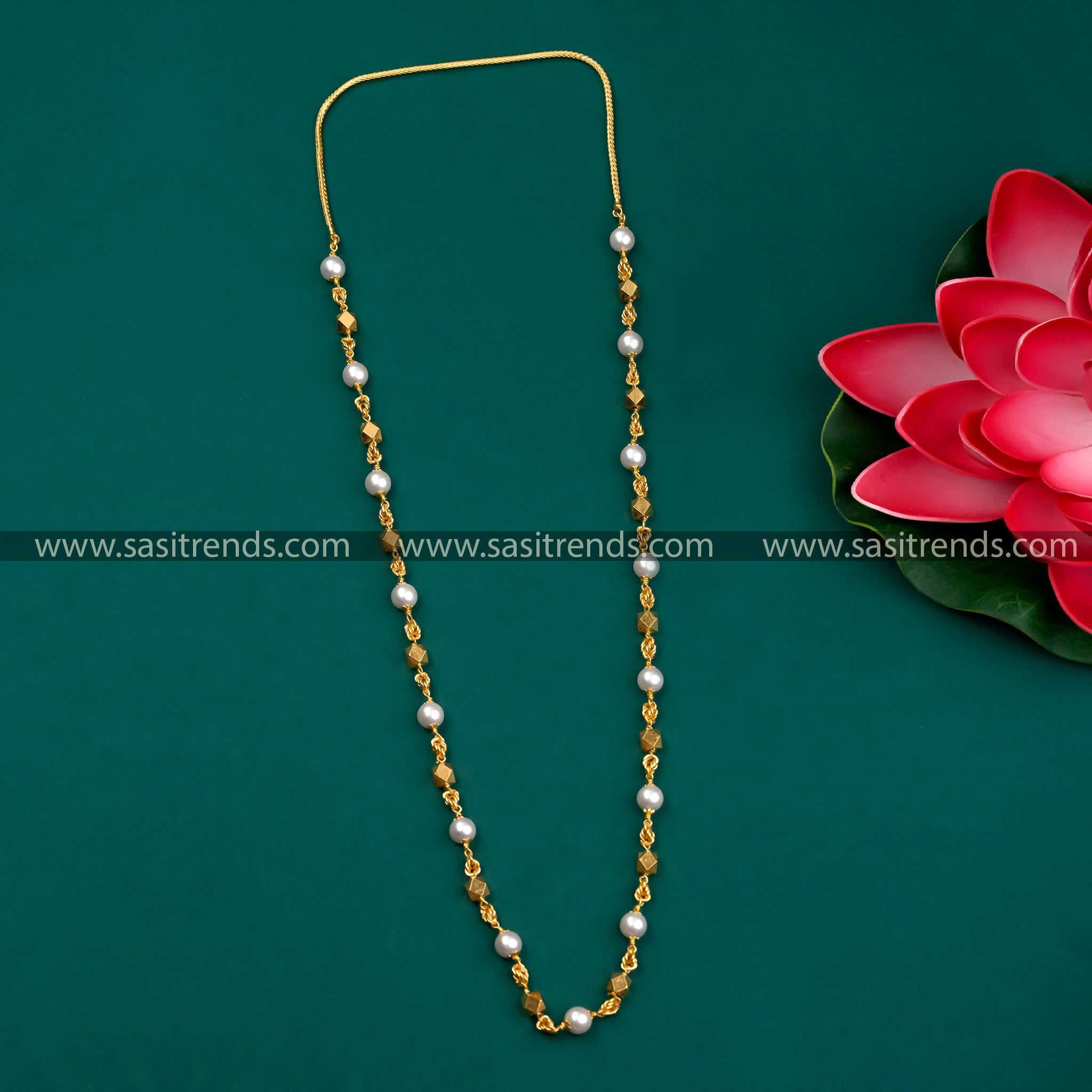 Festive Collection Micro Gold Plated Chain New Model - Sasitrends