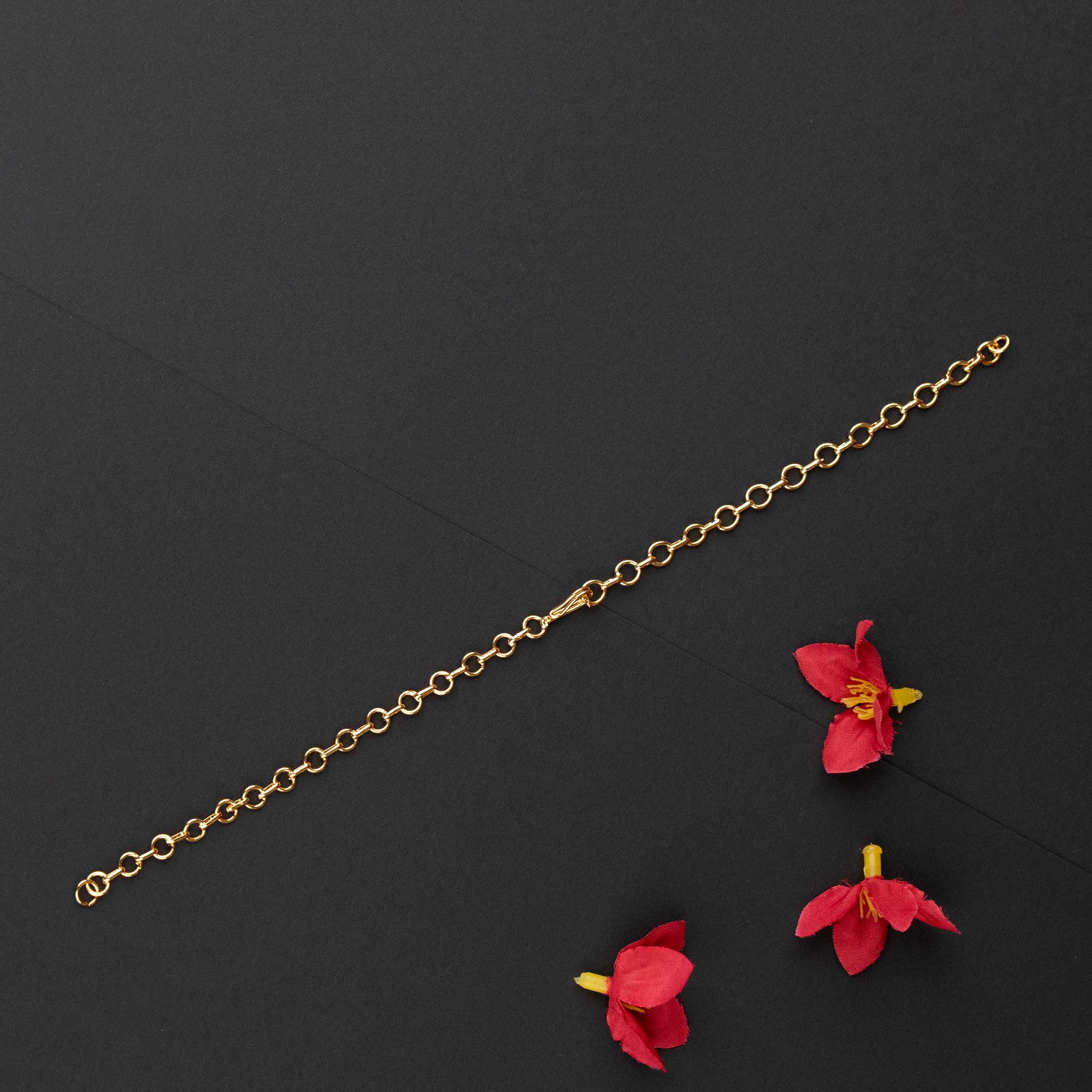 Stunning micro gold plated brass chain for necklace extension, offering a classy and sophisticated look - Sasitrends