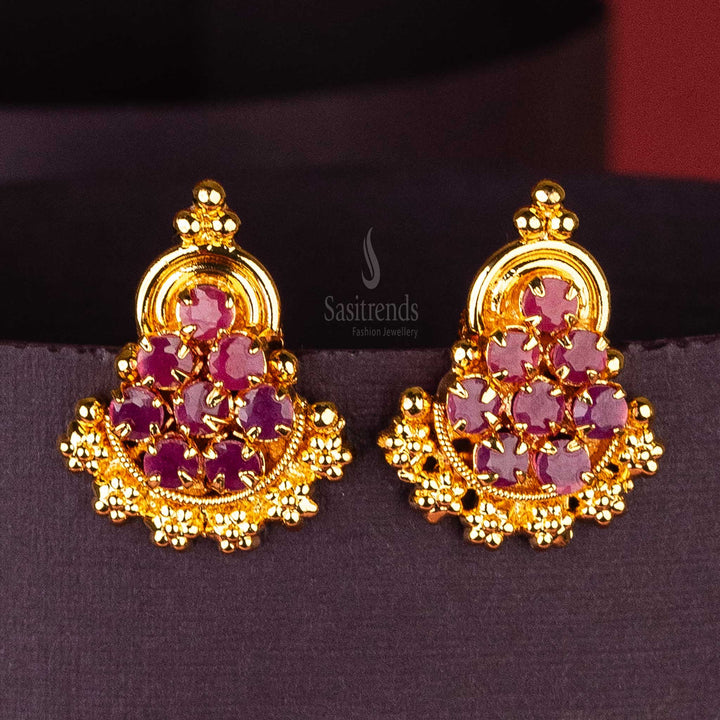 Elegant Guaranteed Micro Gold Plated Push Back Earrings