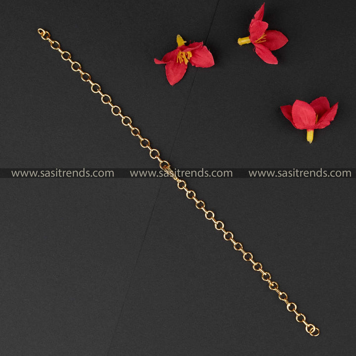 Micro Gold-Plated Brass Back Chain suitable for real gold look-alike jewellery