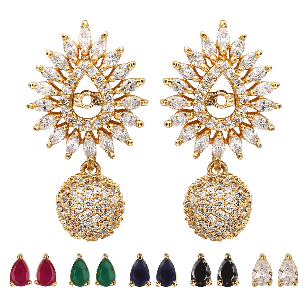 AD Stone Studded Earrings