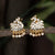Traditional One Gram Micro Gold Plated Duck Designer White AD Stone Impon Earrings 