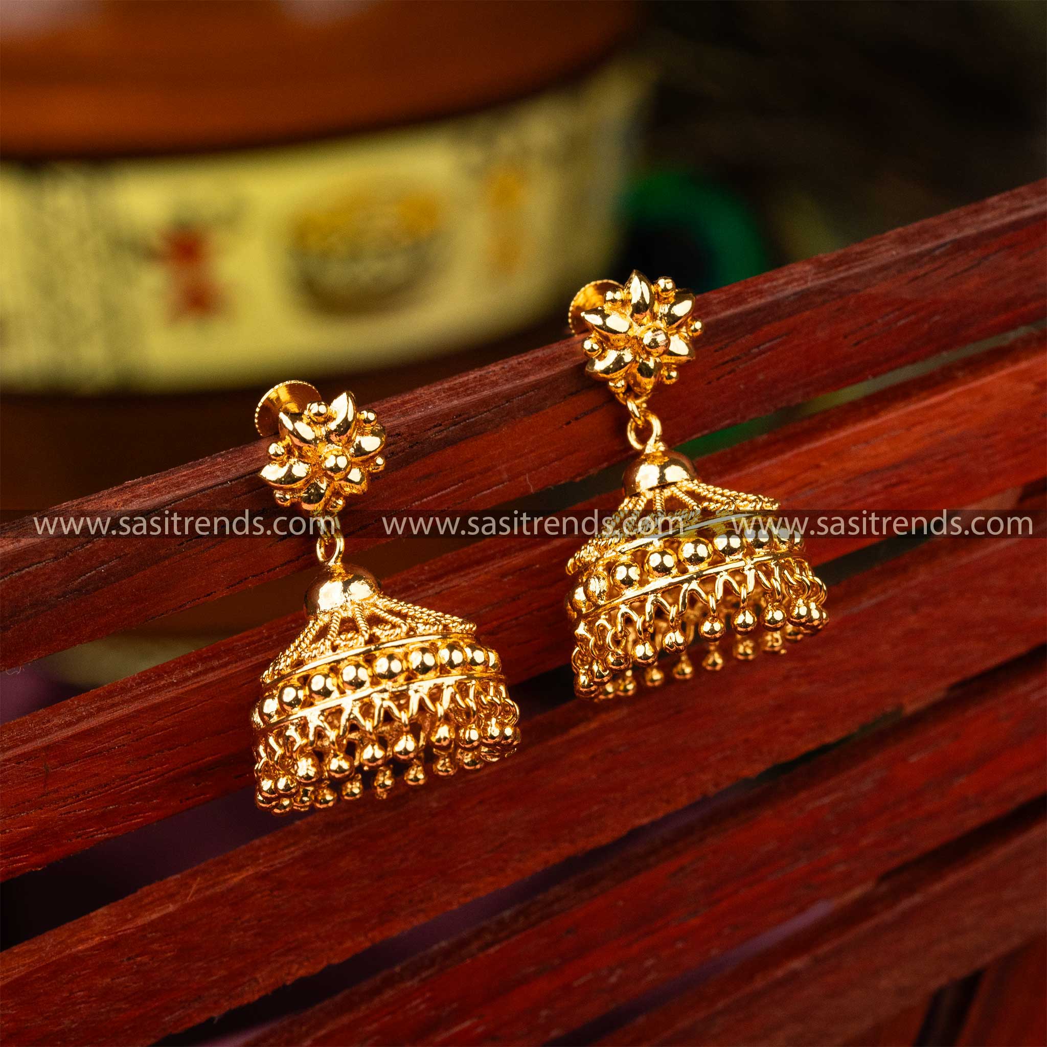 Amazon.com: Crunchy Fashion Traditional Indian Jewelry Jhumki Jhumka  Earrings for Women: Clothing, Shoes & Jewelry