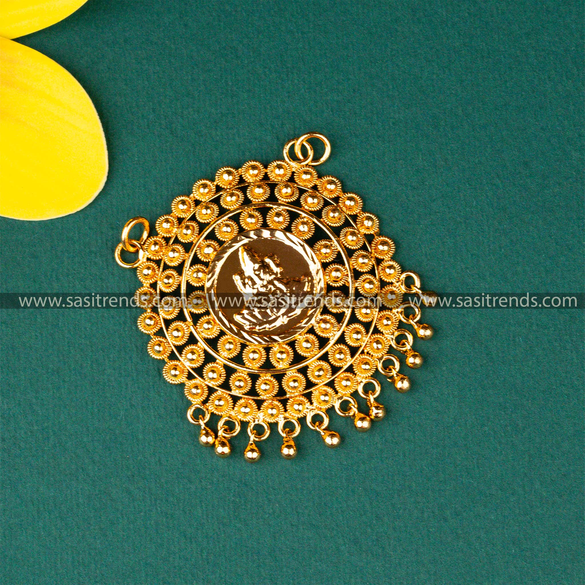 Attractive Traditional Temple Wear Lakshmi Pendant  Doller Sasitrends Online Shopping