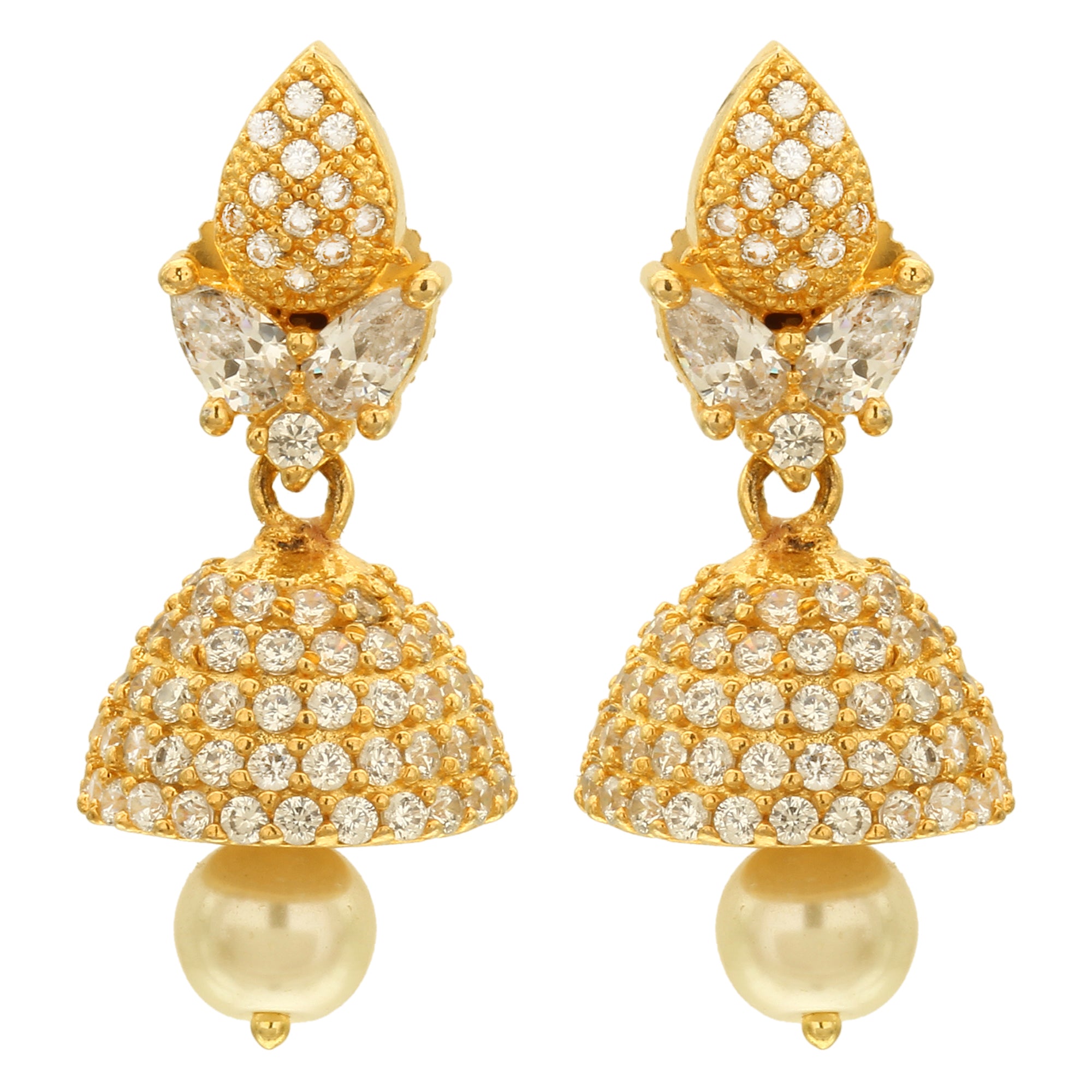 American Diamond Jhumka