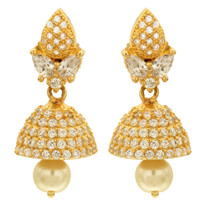 American Diamond Jhumka