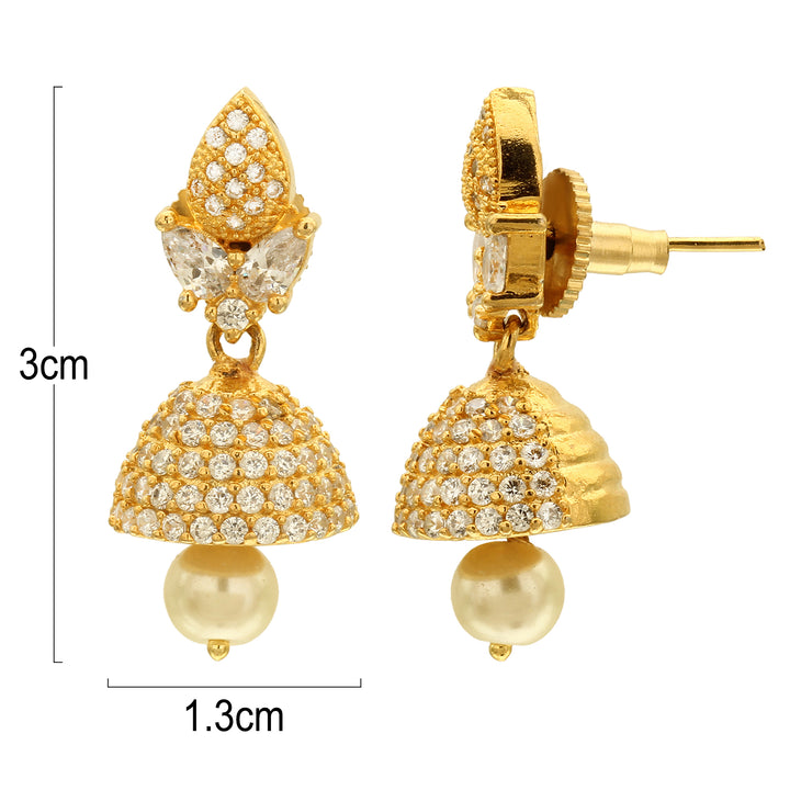 American Diamond Jhumka