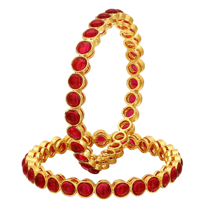 Trendy Antique Gold Plated Bangles - Sasitrends