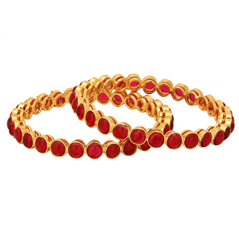 Trendy Antique Gold Plated Bangles - Sasitrends - Sasitrends