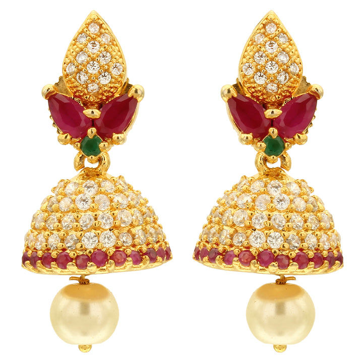 American Diamond Jhumka