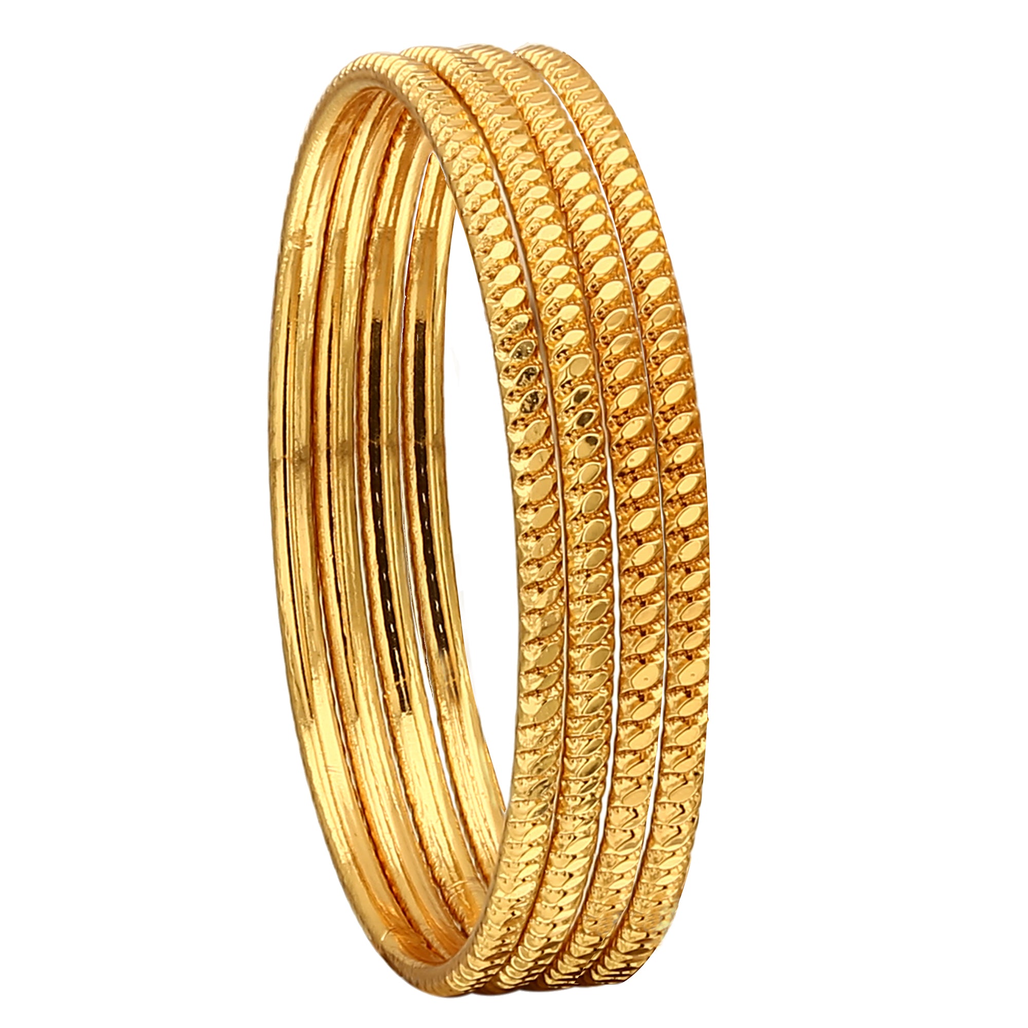 Gold Plated Bangles Set