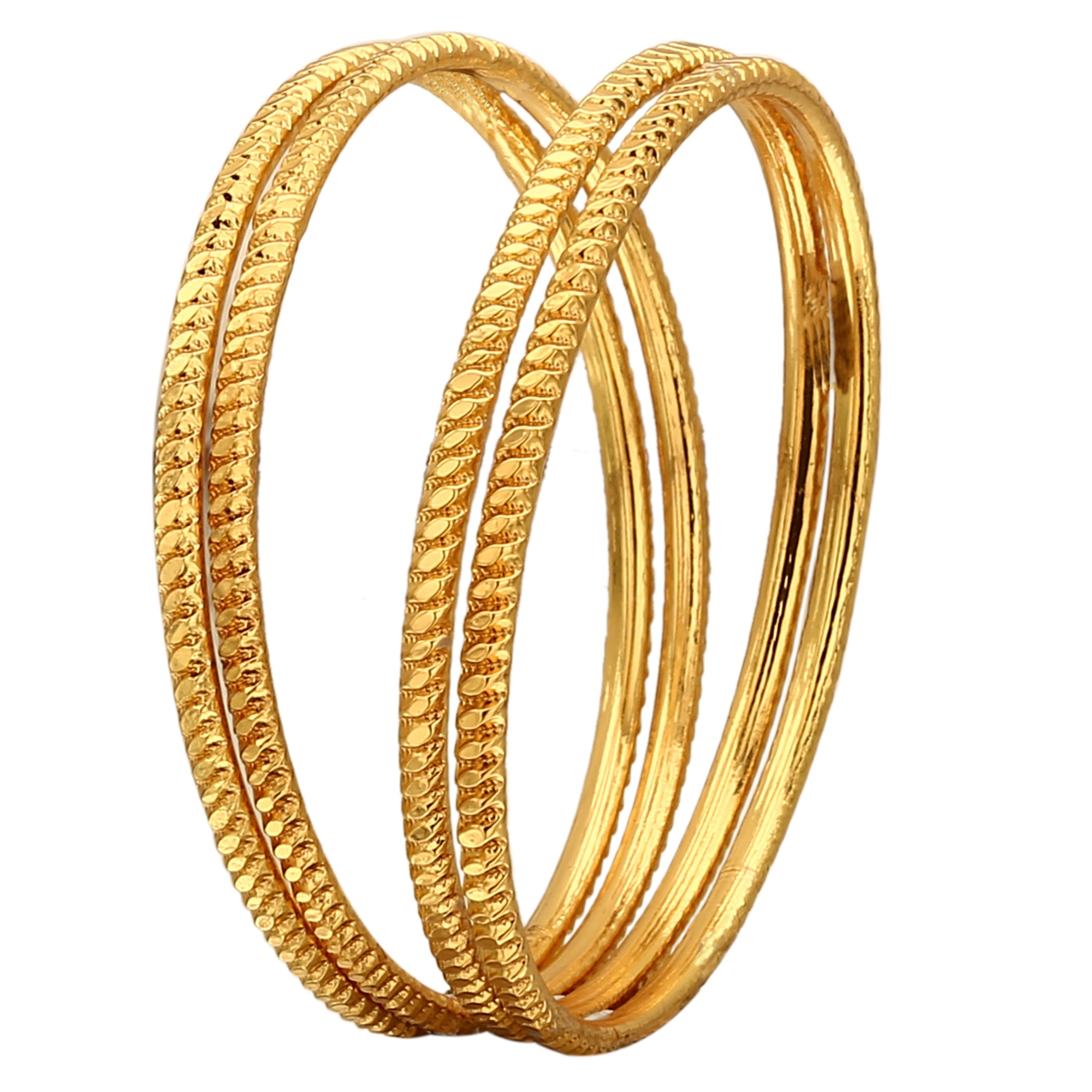 Gold Plated Bangles Set