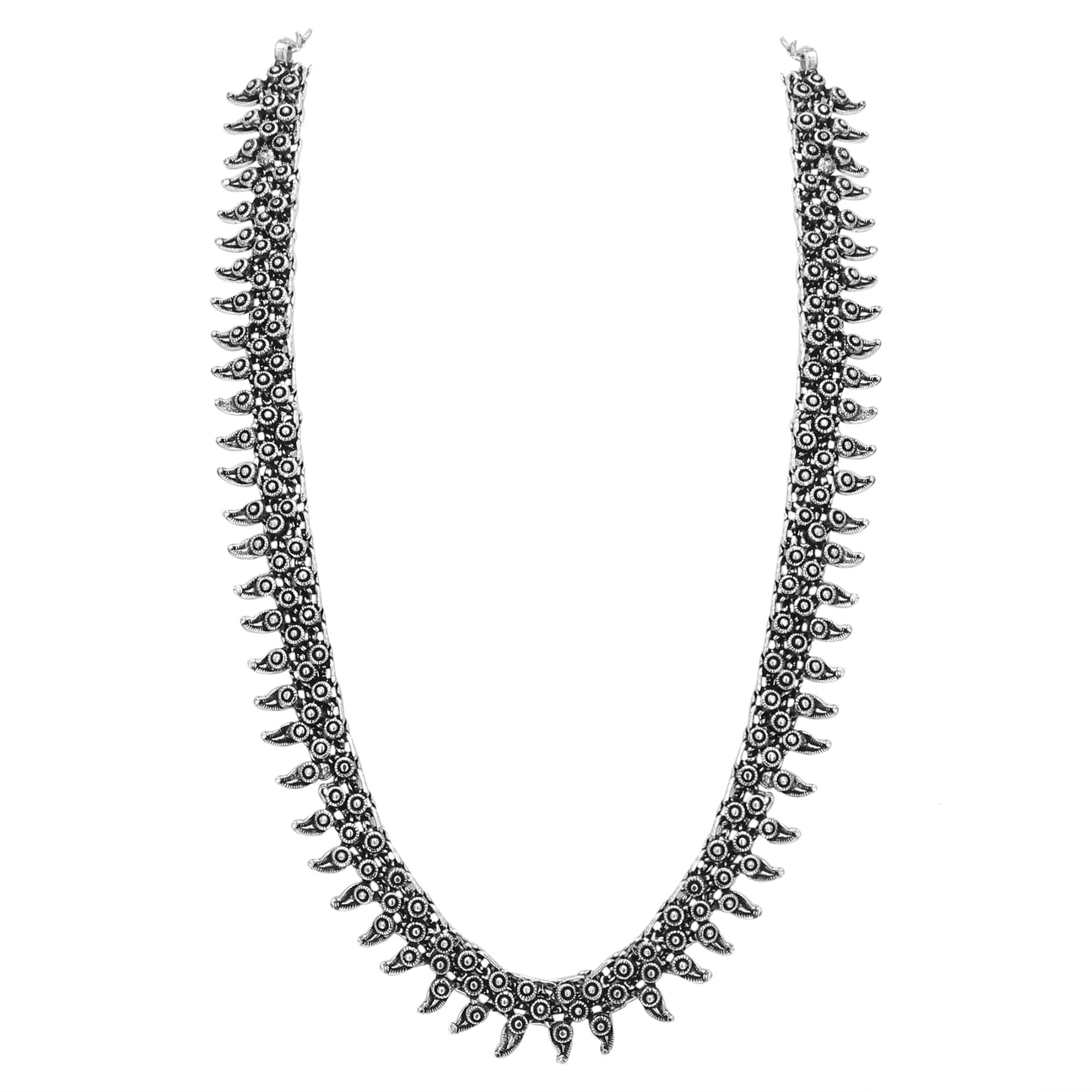 Latest Oxidised Long Necklace Jewellery Online - Sasitrends - Sasitrends