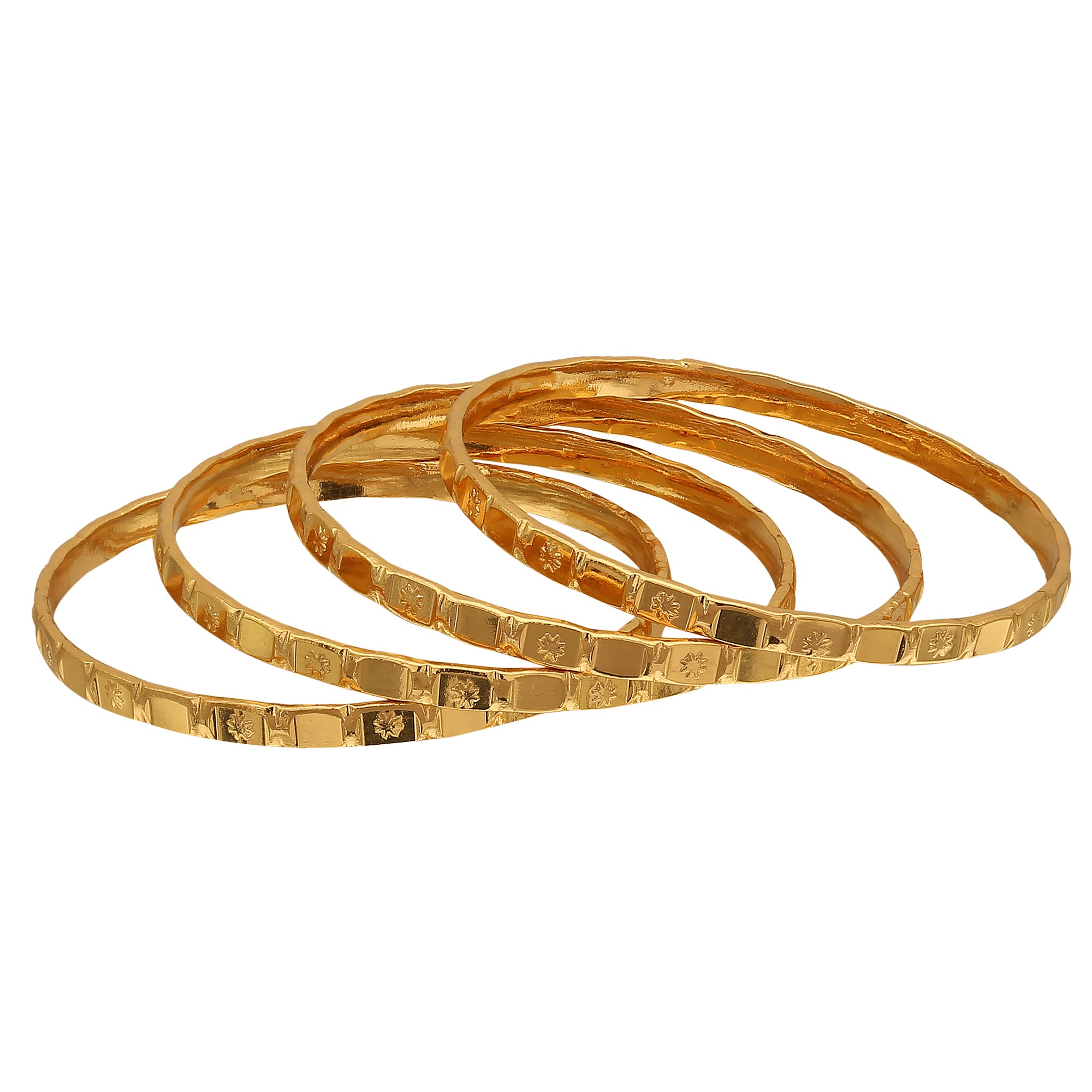 Gold Tone Bangles