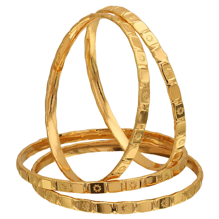 Gold Tone Bangles