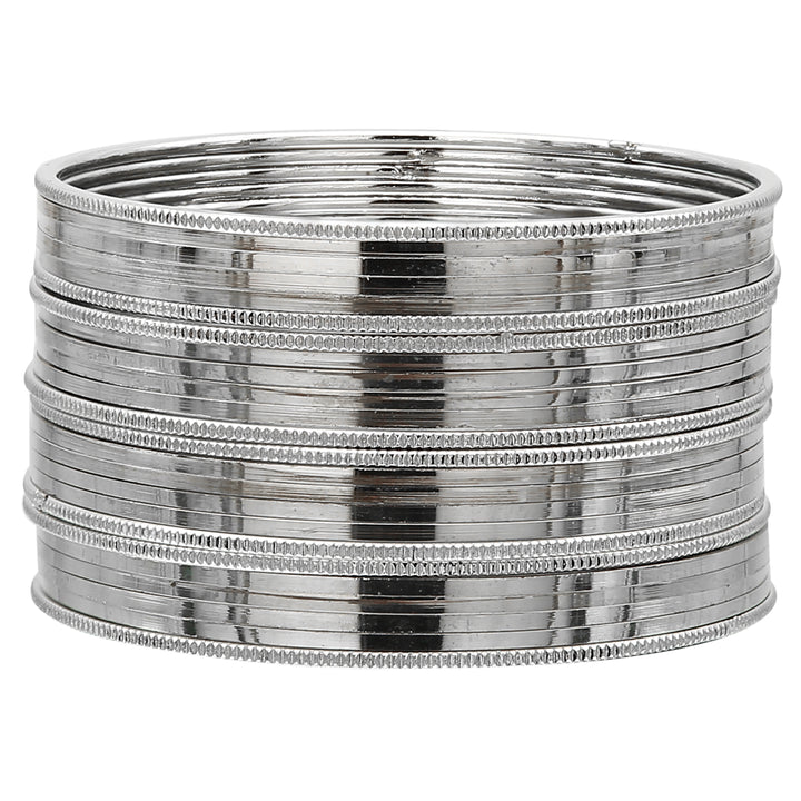 Oxidised Finish Metal Bangles Set – Casual Wear, Stylish, and Elegant Design - Sasitrends