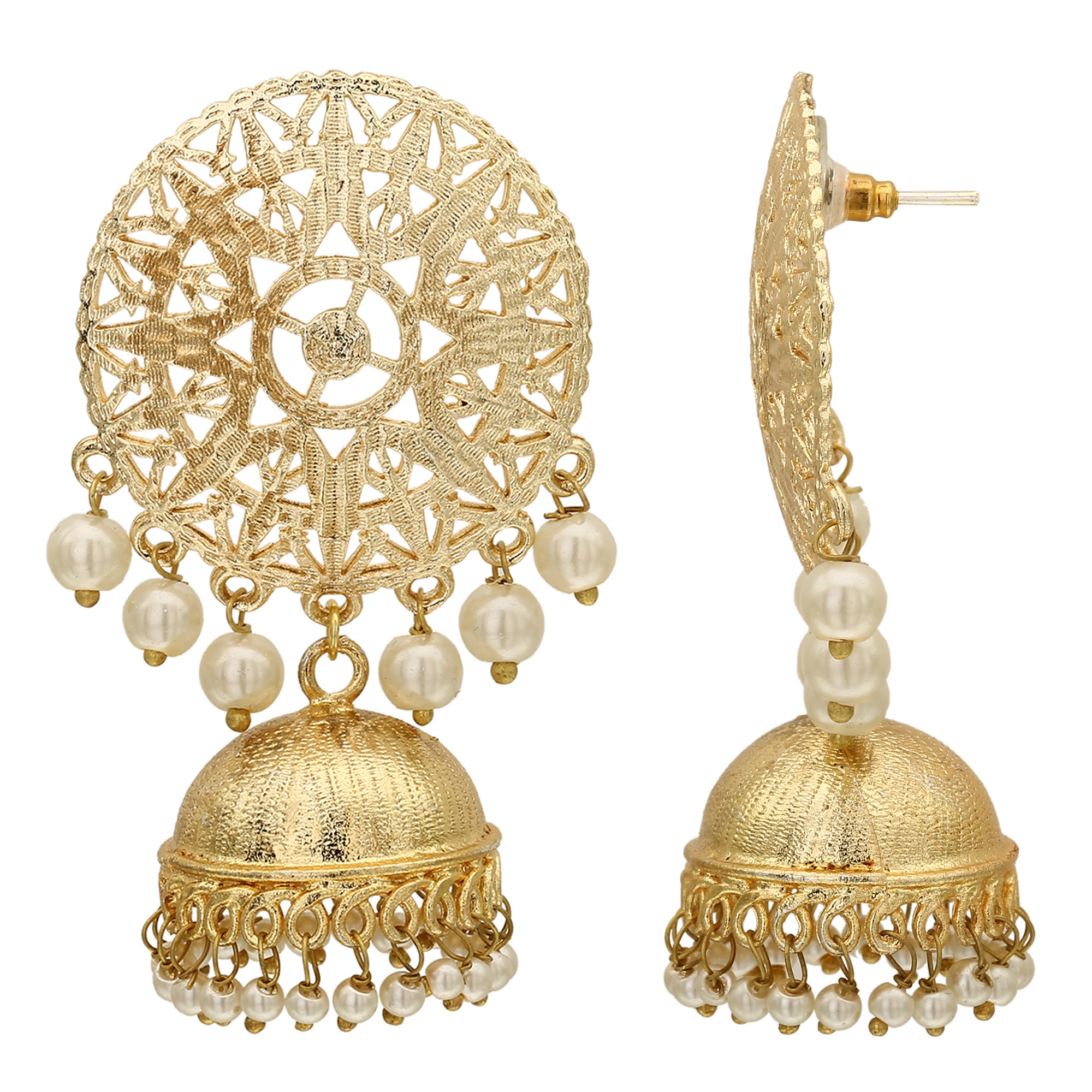 Sasitrends Latest And Trendy Pearl Jhumki/Jhumka Earrings For Women And Girls (Big) - Sasitrends