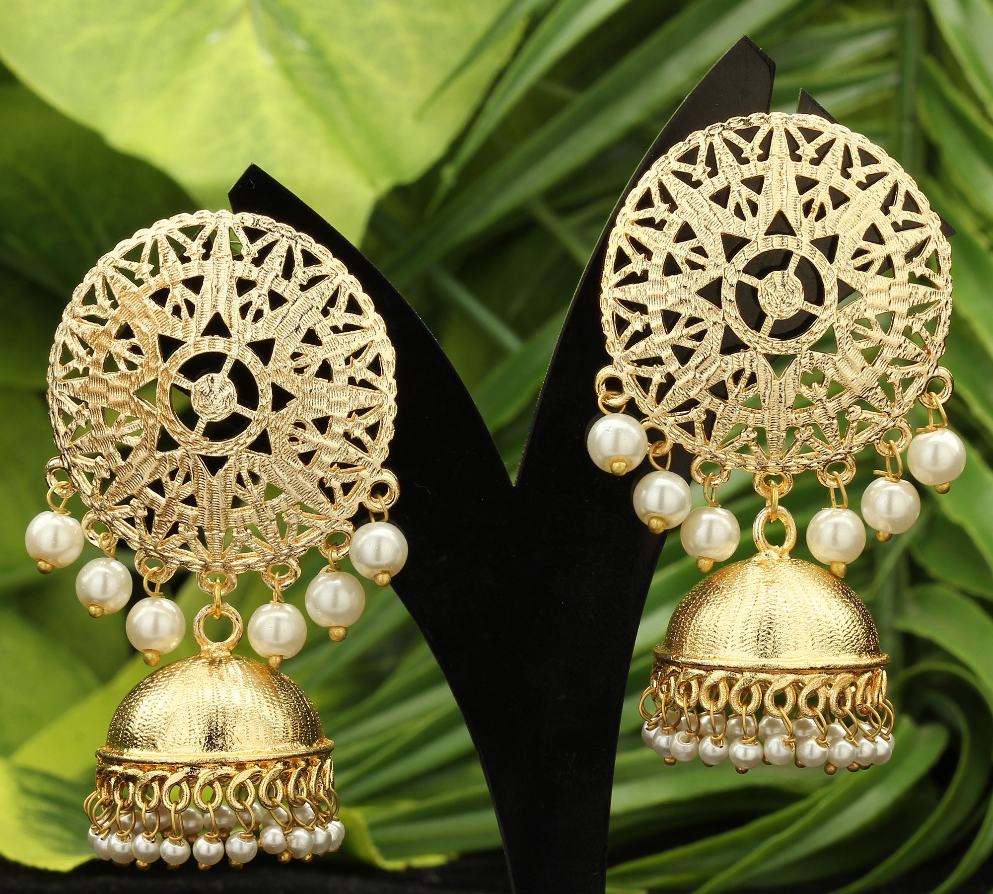 Sasitrends Latest And Trendy Pearl Jhumki/Jhumka Earrings For Women And Girls (Big) - Sasitrends